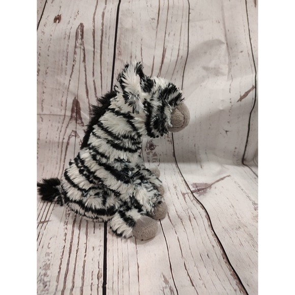 Zebra Plush Wildlife Artists Sitting Stuffed Animal Toy Realistic - Picture 2 of 5